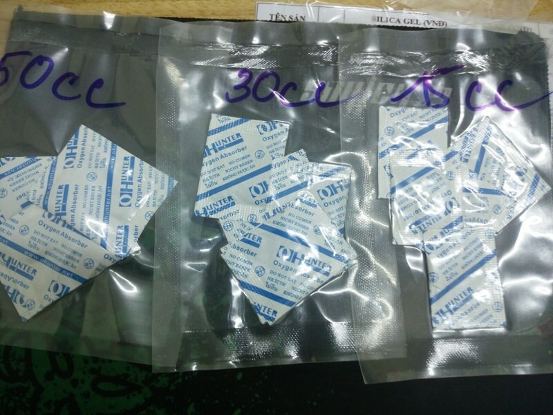 Bỏ sỉ gói hút oxy