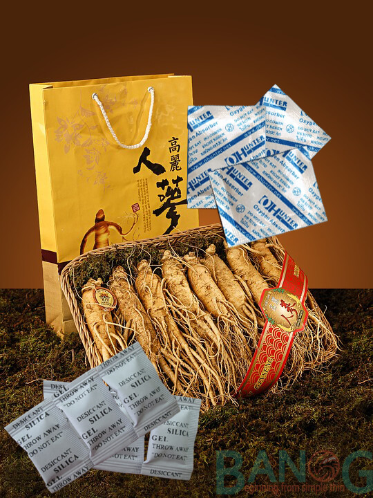 bảo quản củ sâm khô